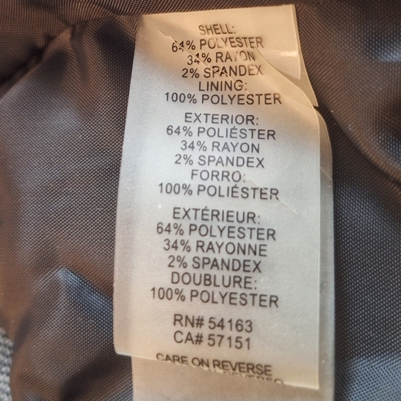 Tommy Hilfiger Gray Pinstripe One Button Women's Blazer Size 10 - Picture 11 of 11